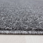Low Pile Floor Rug - Asa Grey