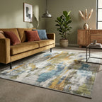 Modern Rug - Strong Paint Multicolour