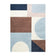 Geometric Rug – Swing Shapes Blue/Brown