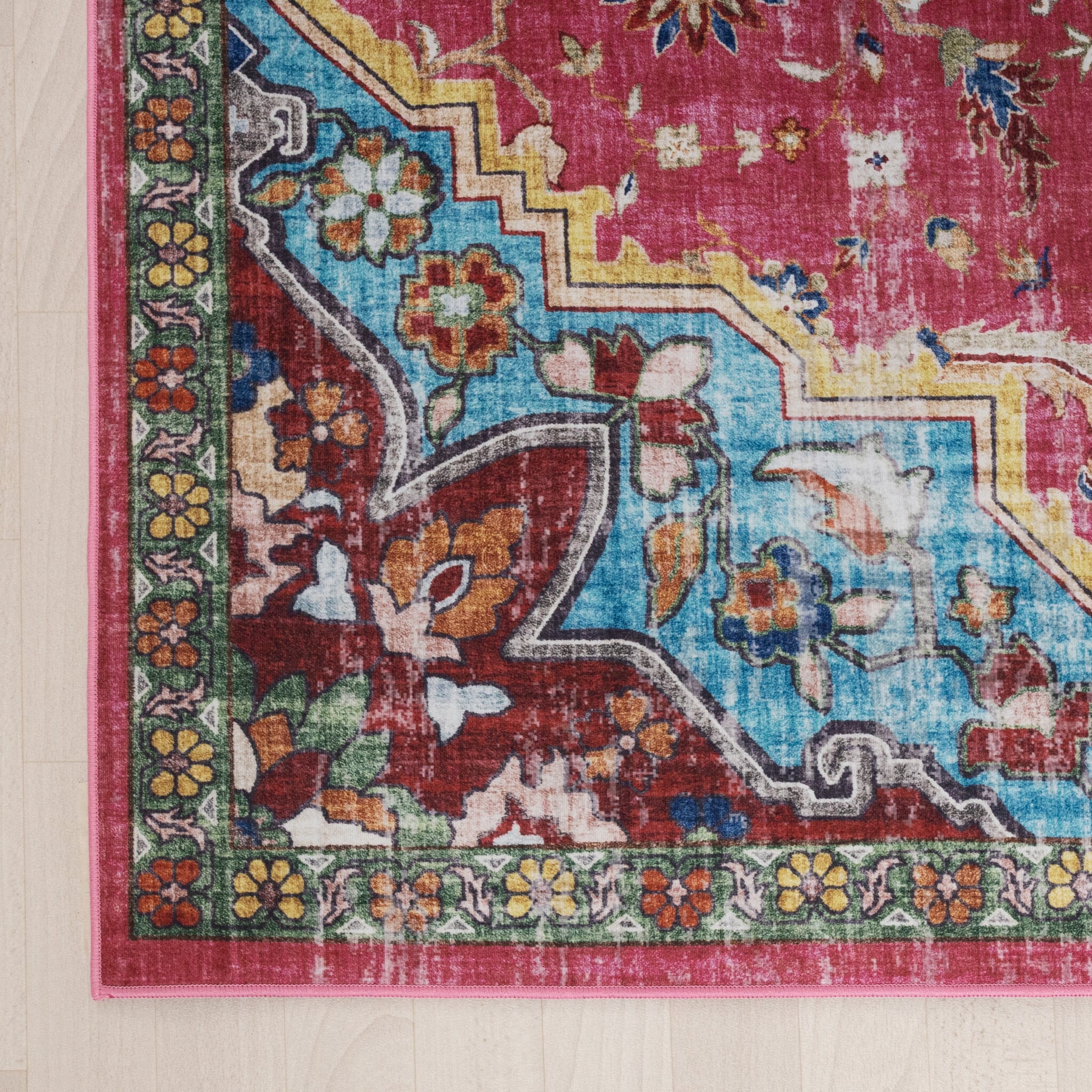 Oriental Rug - Leyla Medallion Multicolour