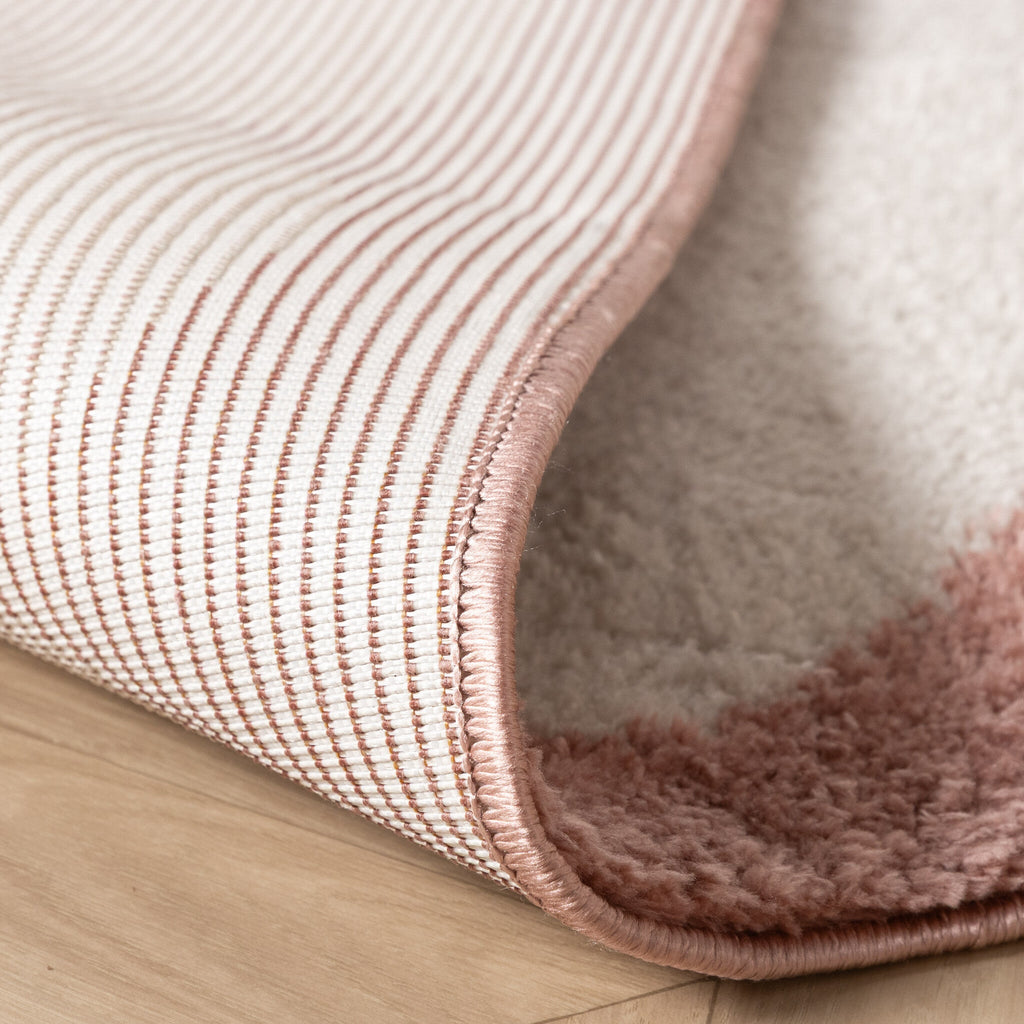 Washable Rug – Myrre Pink/White