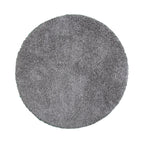 Round high-pile rug - Yves Grey