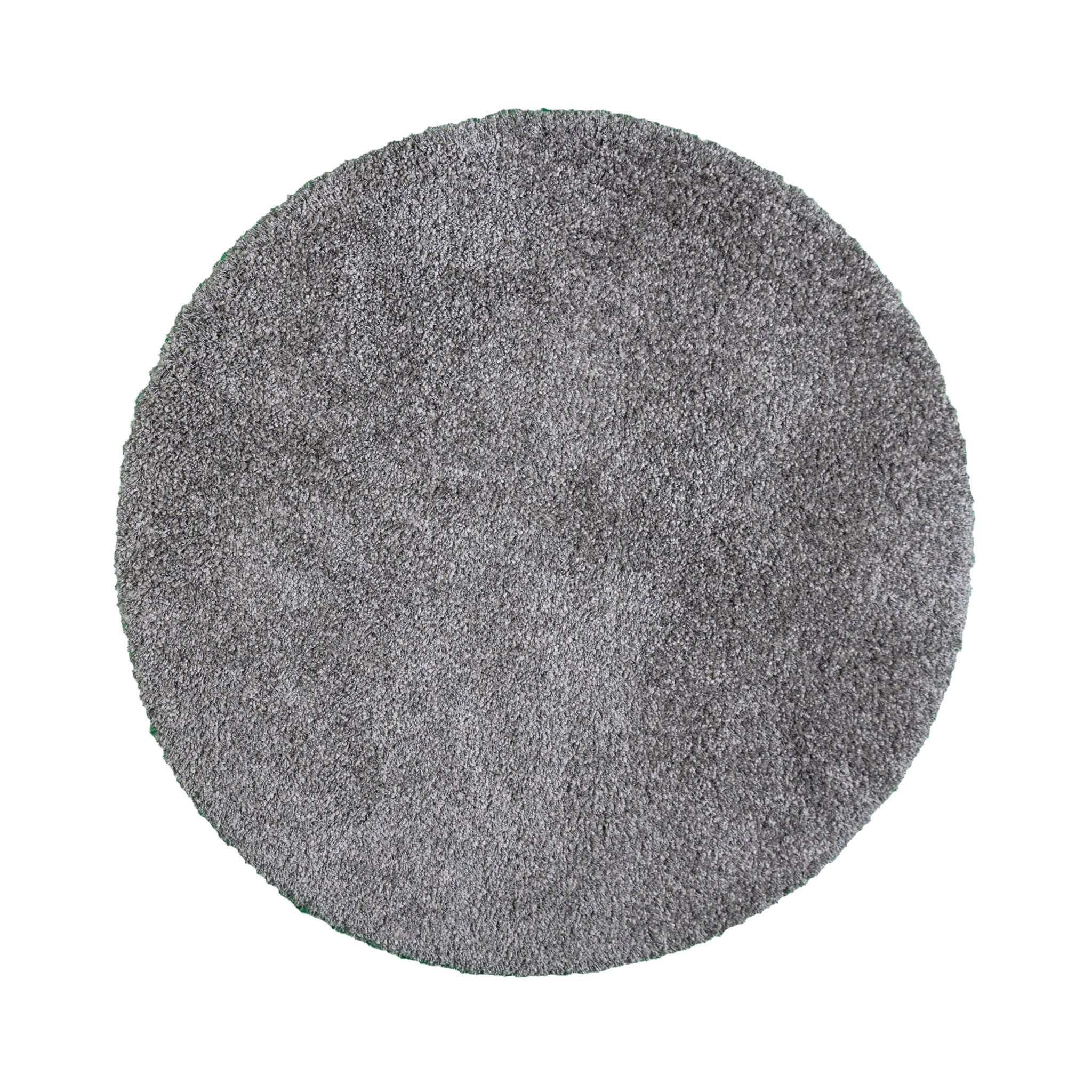 Round high-pile rug - Yves Grey