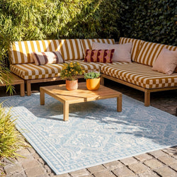 Outdoor Rug - Summer Oriental Light Blue