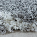Round berber floor rug - Agadir Circle Grey/Cream