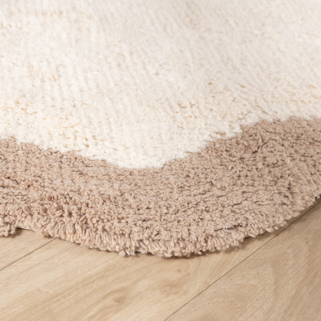 Washable Runner – Hazy Beige/Cream