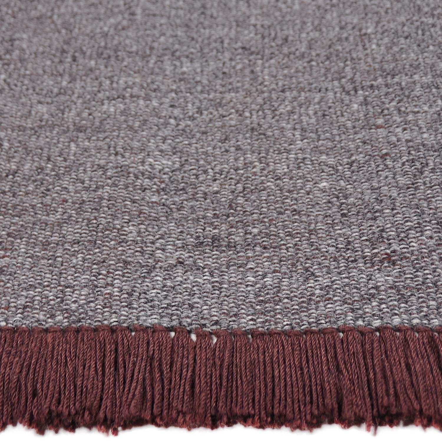 Wool Area Rug - Quentin Blue/Burgundy