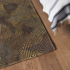 Modern floor rug - Meditation Coral 9227 Brown
