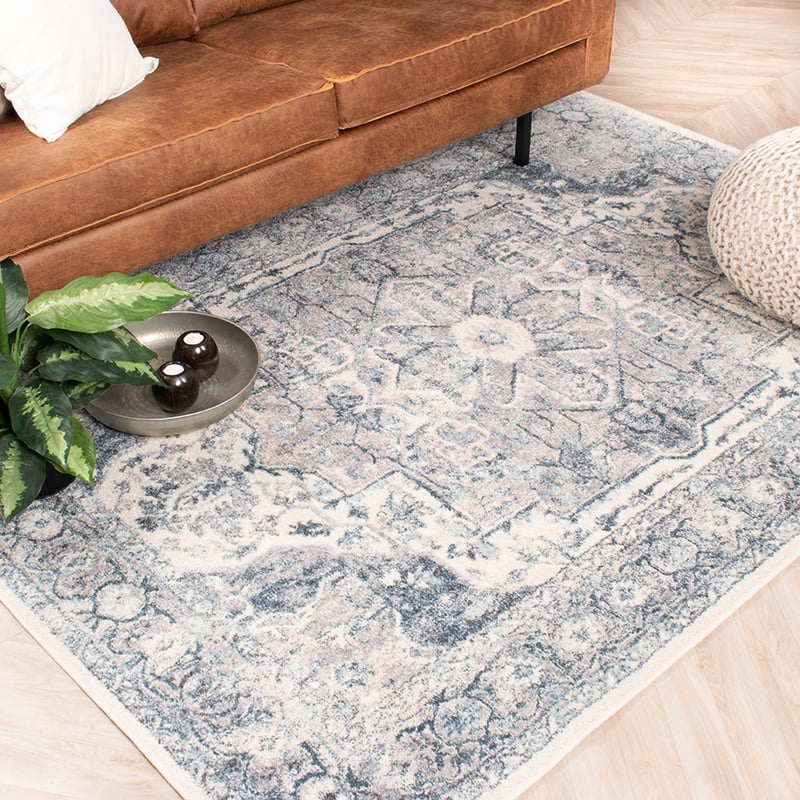 Vintage Rug - Inspire Blue/Cream No. 218