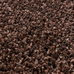 Round shaggy rug - Yves Brown