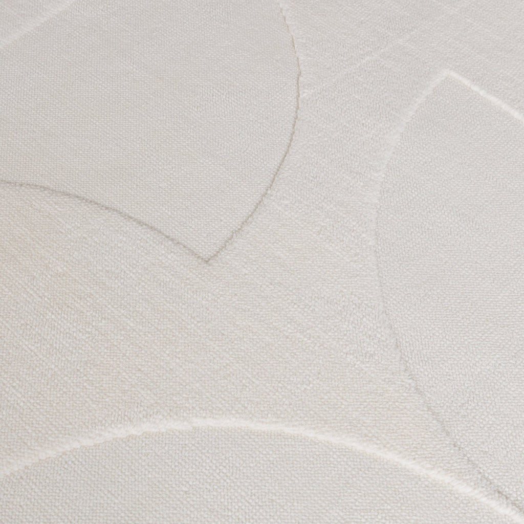 Scandinavian Rug - Charm Circles White