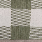 Indoor Outdoor Rug - Ranch Checkerboard Green