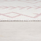 Geometric floor rug - Decio Edie Pink