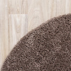 Round High Pile Rug - Lofty Taupe