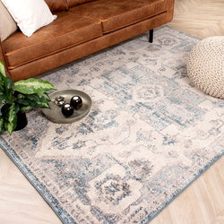 Vintage Rug - Inspire Cream/Blue No. 215