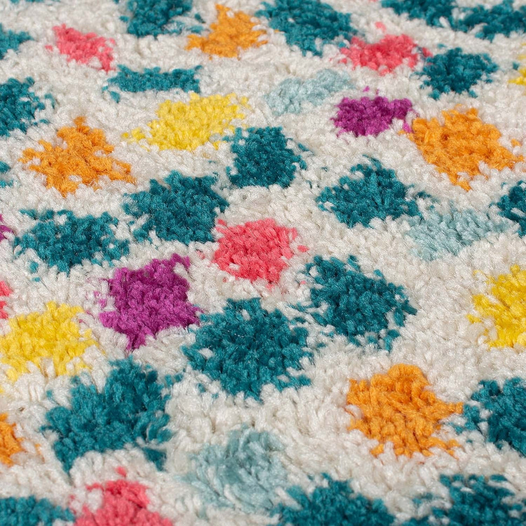 Round colorful children's floor rug - Radiso Spot Multicolor