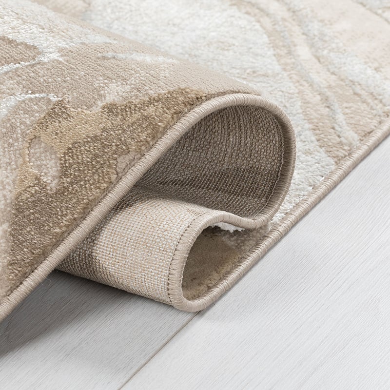 Marble floor rug - Erio Marbled Beige