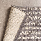Modern Outdoor Rug - Porto Curves Light Gray
