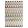 High-pile floor rug - Allure Triangle Cream/Pink