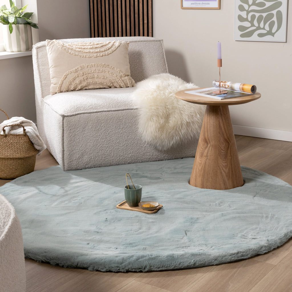 Round High Pile Rug - Comfy Supreme Blue/Green