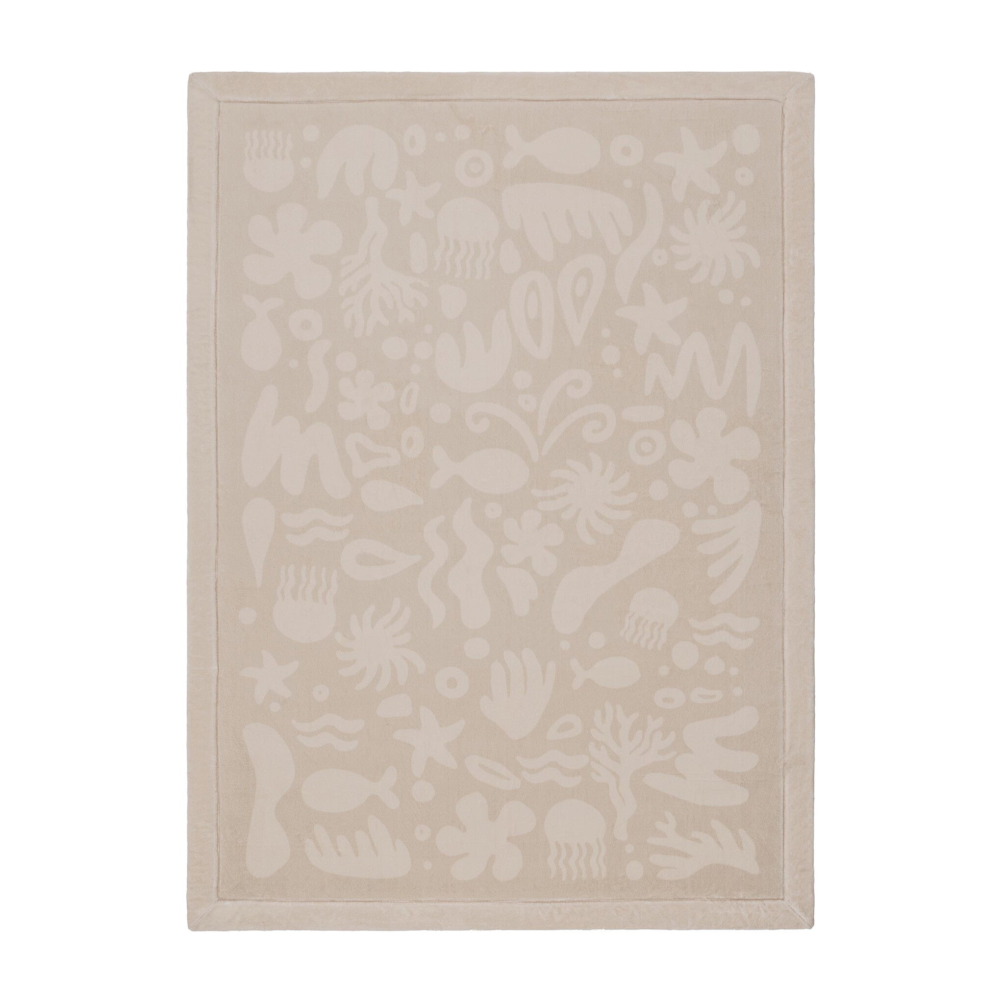 Washable play mat - Flo Beige