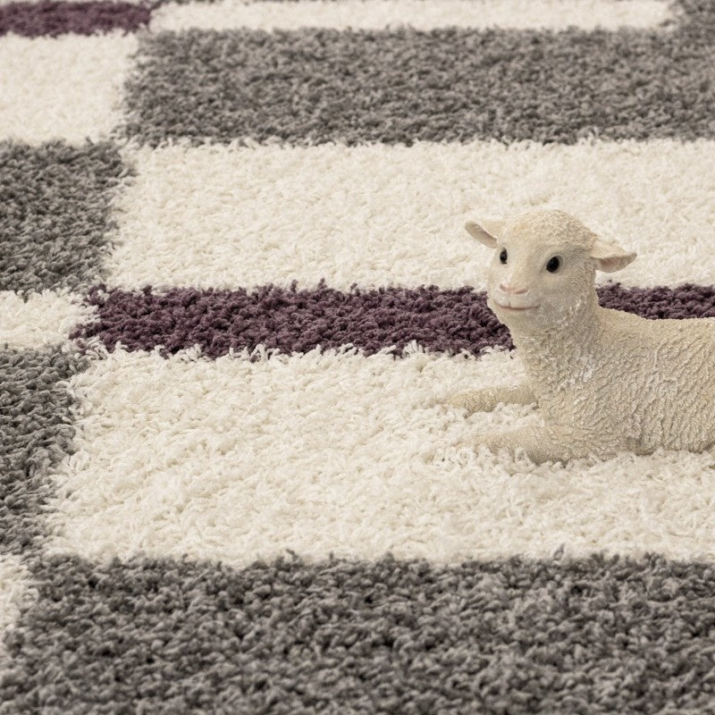 High-pile runner - Gala Purple