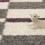 High-pile runner - Gala Purple