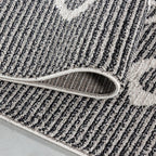Berber floor rug - Thama Raviel Black