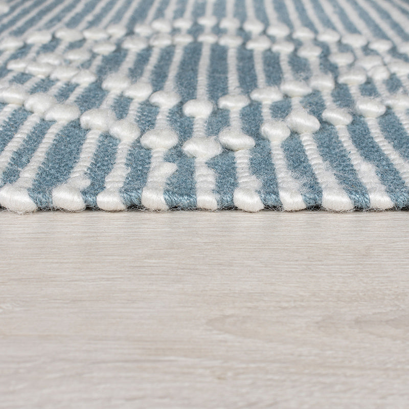 Geometric floor rug - Polo Robyn Blue