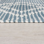 Geometric floor rug - Polo Robyn Blue