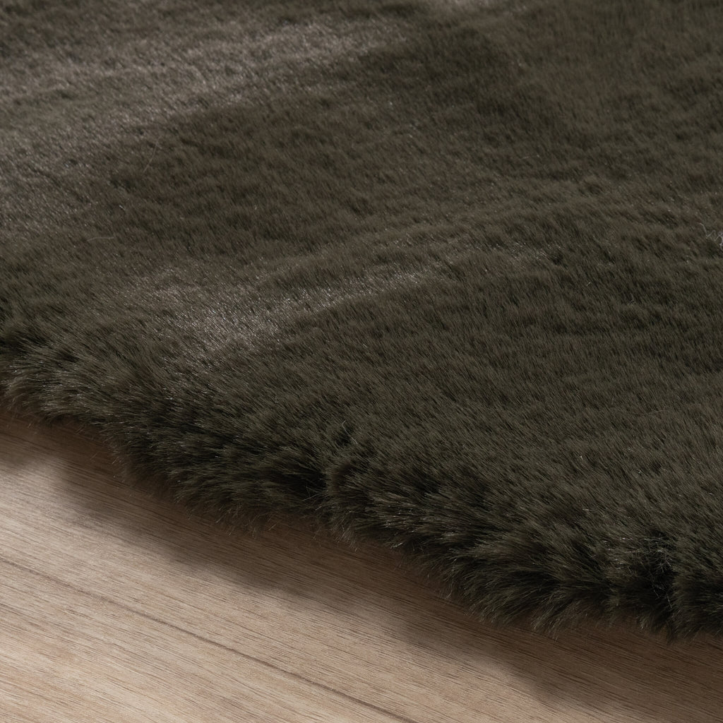 Round High Pile Rug - Comfy Supreme Green