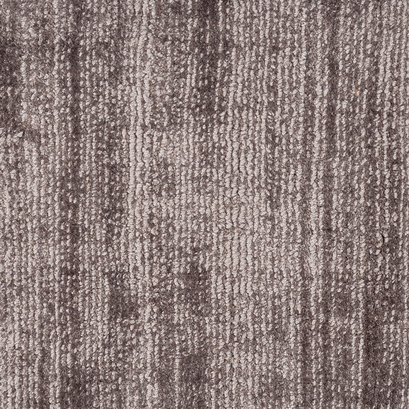Round Viscose Rug - Pearl Grey