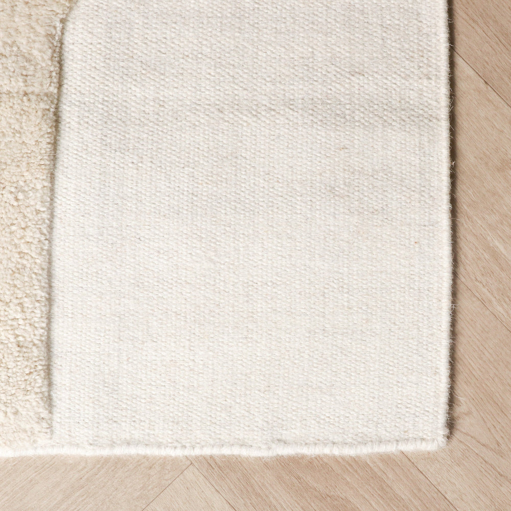 Wool Rug – Judith Lines Cream