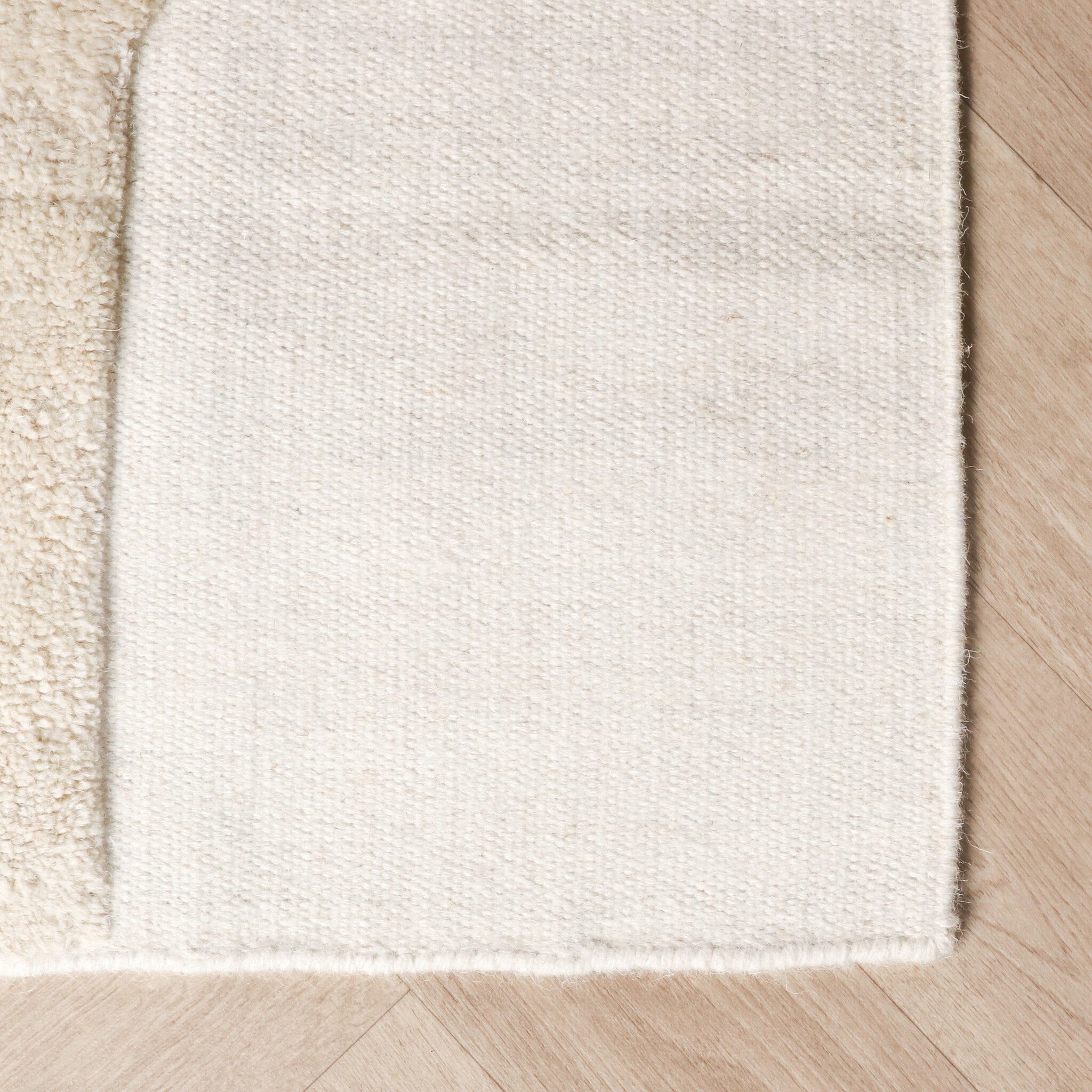 Wool Rug – Judith Lines Cream