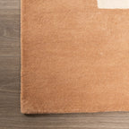 Wool Abstract Rug – Jules Creme/Terra