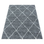 Berber Rug - Agadir Lines Grey/Cream