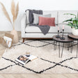 High Pile Rug - Sensa Double Cream/Black