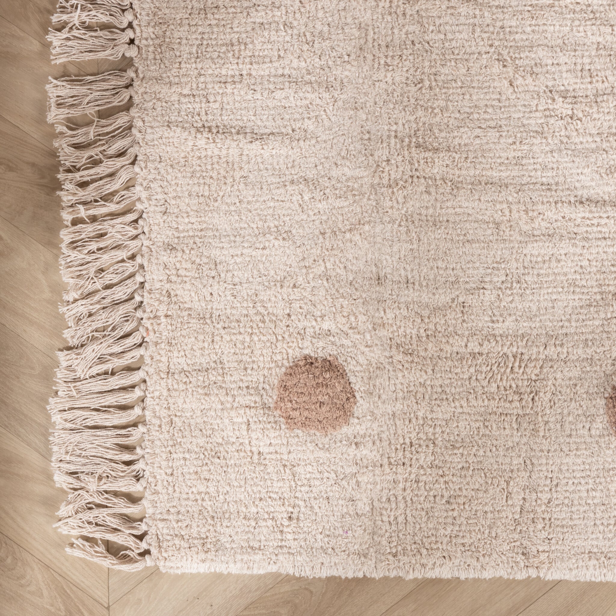 Kids Room Rug – Lou Dots Taupe