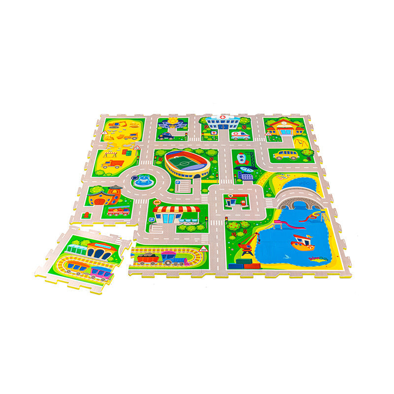 Foam Puzzle Mat - Max City Multicolor