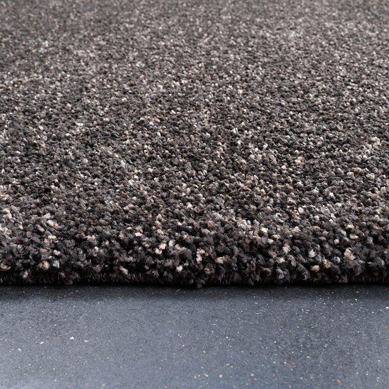 High-pile floor rug - Myla Dark Brown 3278