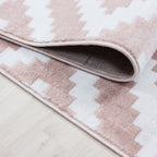 Modern floor rug - Plus Pink 8005