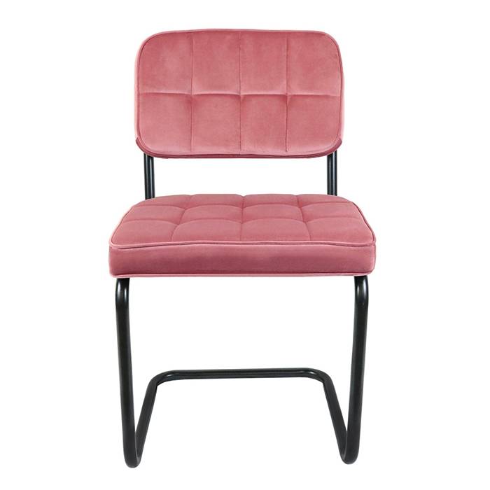 Chair Velvet - Ivy Pink