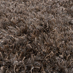 Round Shaggy Rug - Grace Grey