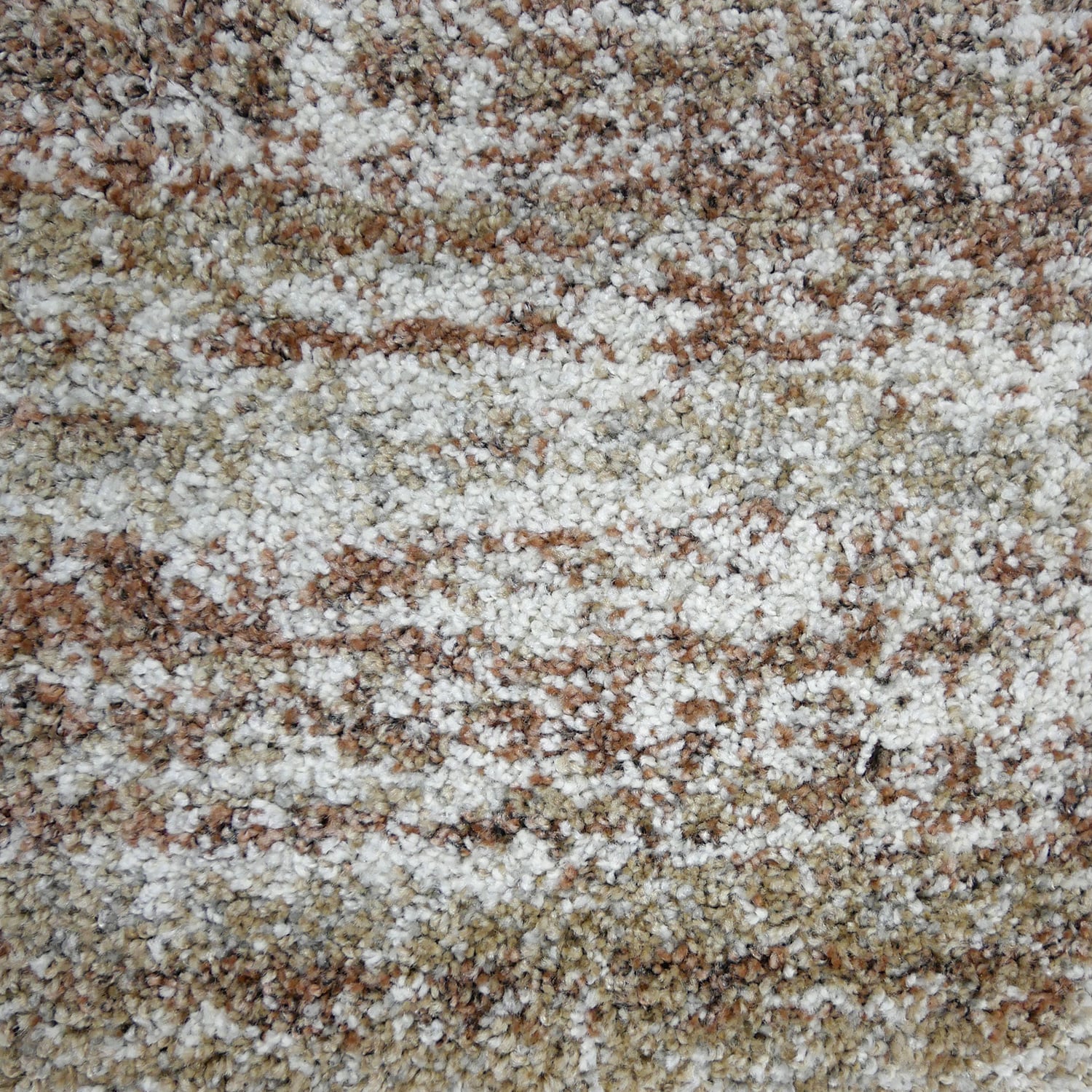 High-pile floor rug - Malta Terra/Melange 8727