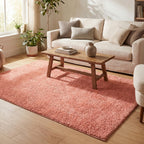 High Pile Rug - Lofty Peach Pink
