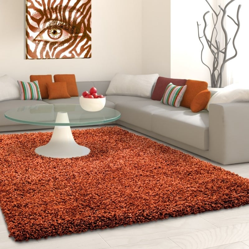 High-pile floor rug - Life Terra