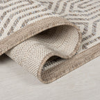 Modern balcony rug - Liparo Bellizi Grey