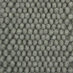 Wool floor rug - New Loop Grey/Green 456