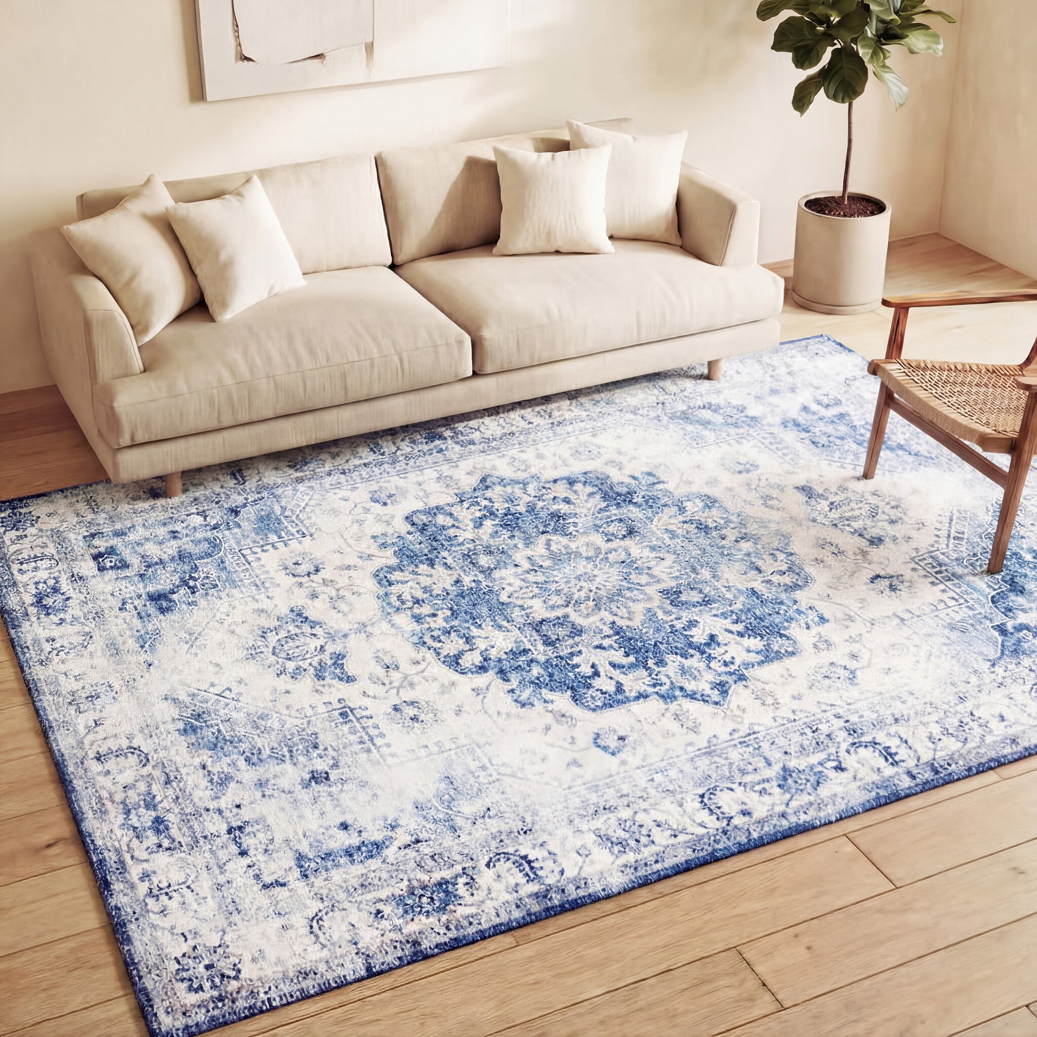 Vintage Rug - Lago Blue