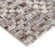 Low-pile floor rug - Ghazi Brown/Cream 3600